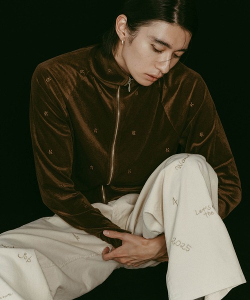 Knuth Marf（クヌースマーフ）の「【Knuth Marf】velours track jacket（その他アウター・レディース・ブラウン/グレー・FREE）」の17枚目の写真