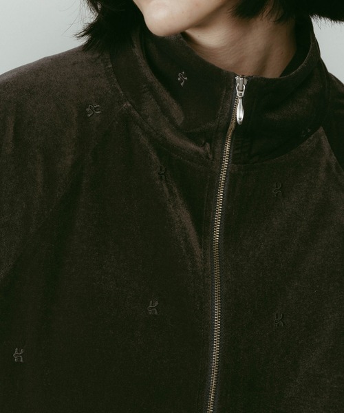 Knuth Marf（クヌースマーフ）の「【Knuth Marf】velours track jacket（その他アウター・レディース・ブラウン/グレー・FREE）」の10枚目の写真