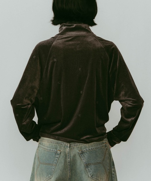 Knuth Marf（クヌースマーフ）の「【Knuth Marf】velours track jacket（その他アウター・レディース・ブラウン/グレー・FREE）」の9枚目の写真
