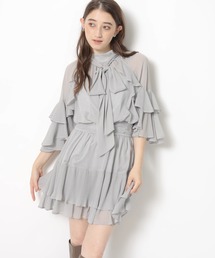 Rirandture✿今期新品未使用✿正規品 レースポロカラーミニワンピース レースポロカラーミニワンピース（ワンピース）｜Rirandture（リ