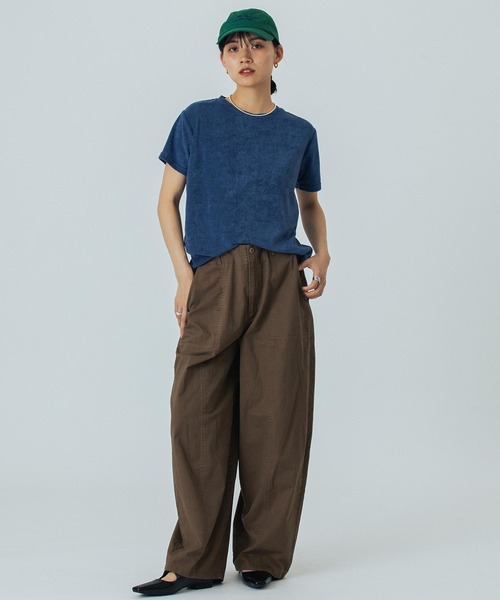 ROSE BUD(ローズバッド)の「BARREL CARGO PANTS(カーゴパンツ・レディース・カーキ/ブラウン・S/M)」の5枚目の写真