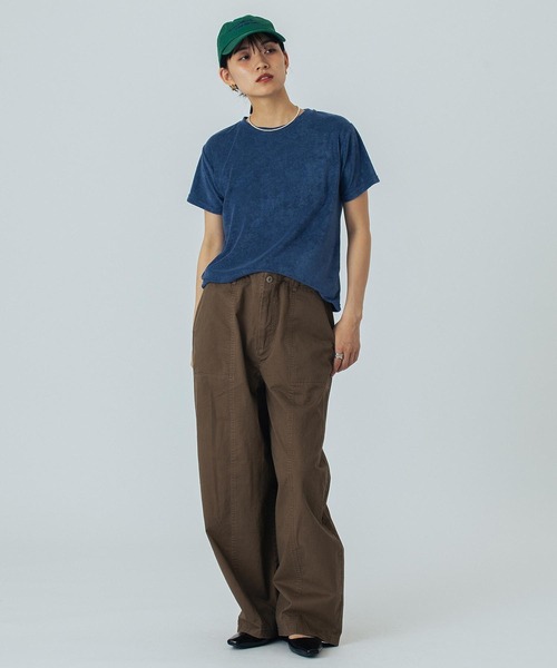 ROSE BUD(ローズバッド)の「BARREL CARGO PANTS(カーゴパンツ・レディース・カーキ/ブラウン・S/M)」の6枚目の写真