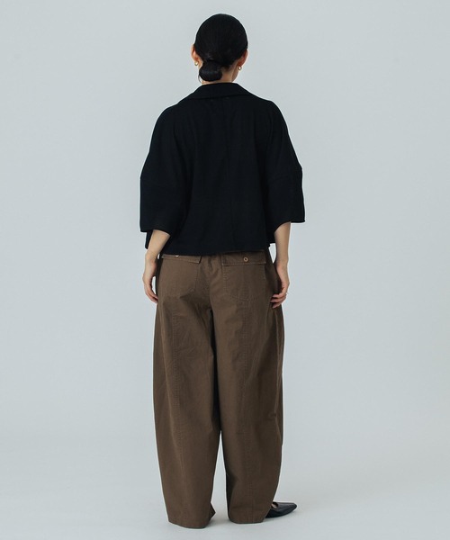 ROSE BUD(ローズバッド)の「BARREL CARGO PANTS(カーゴパンツ・レディース・カーキ/ブラウン・S/M)」の9枚目の写真