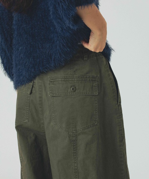 ROSE BUD(ローズバッド)の「BARREL CARGO PANTS(カーゴパンツ・レディース・カーキ/ブラウン・S/M)」の22枚目の写真