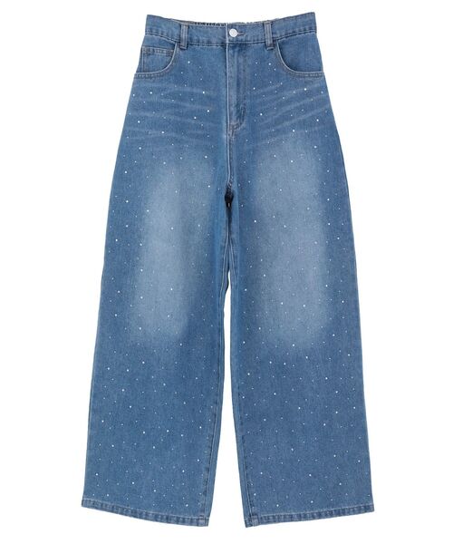 ELENCARE DUE（エレンカーレデュエ）の「・ELENCARE DUE ラインストーンデニム（デニムパンツ・レディース・ライトインディゴブルー/ブラック・FREE）」の17枚目の写真