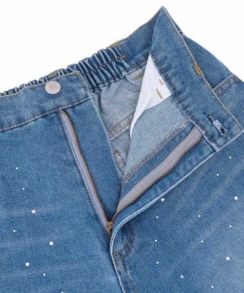 ELENCARE DUE（エレンカーレデュエ）の「・ELENCARE DUE ラインストーンデニム（デニムパンツ・レディース・ライトインディゴブルー/ブラック・FREE）」の20枚目の写真