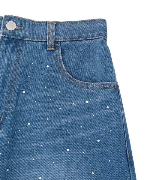 ELENCARE DUE（エレンカーレデュエ）の「・ELENCARE DUE ラインストーンデニム（デニムパンツ・レディース・ライトインディゴブルー/ブラック・FREE）」の22枚目の写真