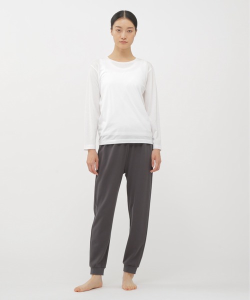 MARGARET HOWELL(マーガレットハウエル)の「SUPERFINE COTTON JERSEY TOP(Tシャツ/カットソー・レディース・ホワイト・FREE)」の5枚目の写真
