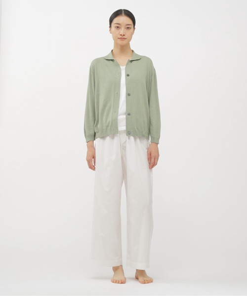 MARGARET HOWELL(マーガレットハウエル)の「SUPERFINE COTTON JERSEY TOP(Tシャツ/カットソー・レディース・ホワイト・FREE)」の6枚目の写真