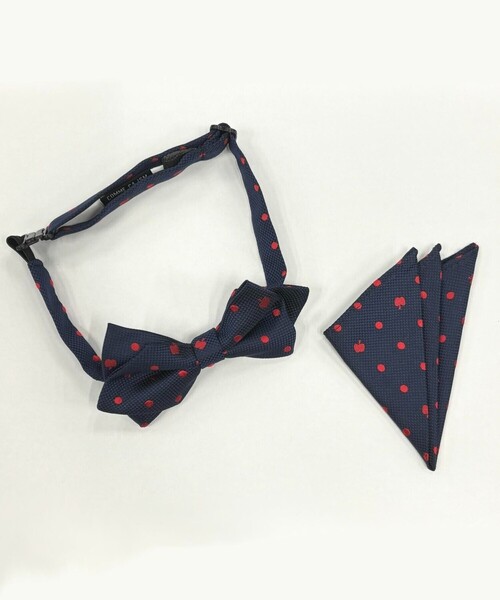 COMME CA ISM（コムサイズム）の「リンゴドット 蝶タイ・スカーフセット（蝶ネクタイ・キッズ・グリーン/ボルドー/ネイビー・FREE）」の14枚目の写真