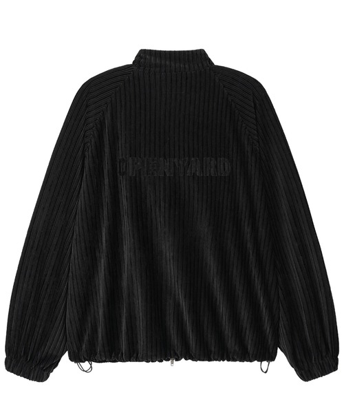 OY（オーワイ）の「『OY/オーワイ』STRIPED VELOUR ZIP UP JACKET/ストライプベロアジップアップジャケット（その他アウター・レディース・ブラック/グレー・L）」の16枚目の写真