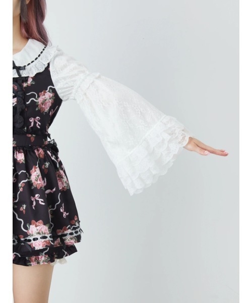 Jamie エーエヌケー（ジェイミーエーエヌケー）の「ゴシックローズお姫様セットアップ（ワンピース・レディース・ピンク/ブラック・M）」の19枚目の写真