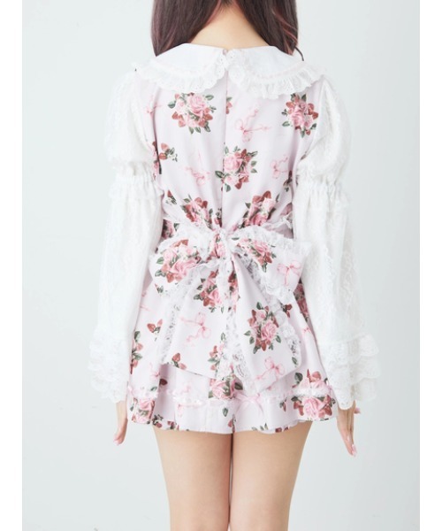 Jamie エーエヌケー（ジェイミーエーエヌケー）の「ゴシックローズお姫様セットアップ（ワンピース・レディース・ピンク/ブラック・M）」の13枚目の写真