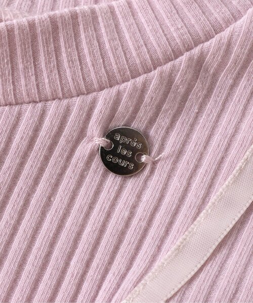 apres les cours(アプレレクール)の「【ジュニア対応】バルーンチュールキャミドッキングTシャツ(Tシャツ/カットソー・キッズ・ピンク/アイボリー・90/100/120/80/130/140/110)」の15枚目の写真