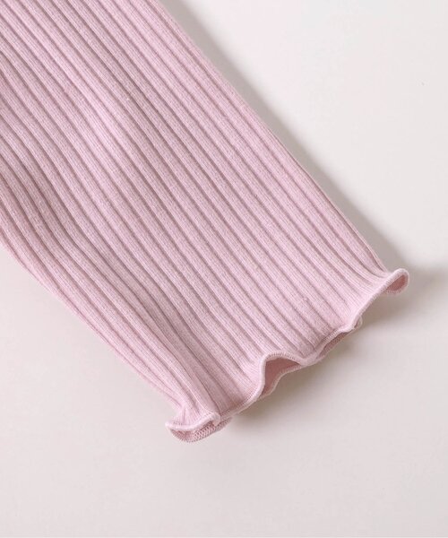 apres les cours(アプレレクール)の「【ジュニア対応】バルーンチュールキャミドッキングTシャツ(Tシャツ/カットソー・キッズ・ピンク/アイボリー・90/100/120/80/130/140/110)」の11枚目の写真