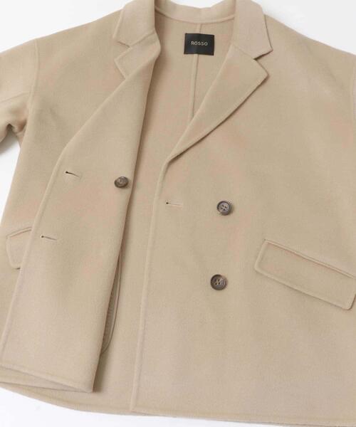 URBAN RESEARCH ROSSO WOMEN（アーバンリサーチ　ロッソ）の「リバージャコット（その他アウター・レディース・ライトベージュ/チャコールグレー・FREE）」の13枚目の写真