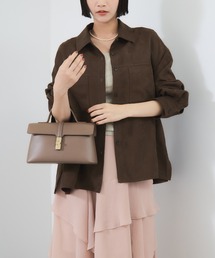 VIS | スエードライクロングスリーブシャツ(シャツ/ブラウス)