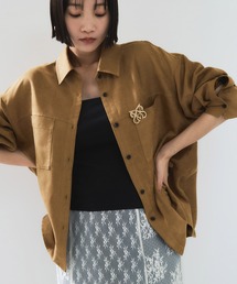 VIS | スエードライクロングスリーブシャツ(シャツ/ブラウス)