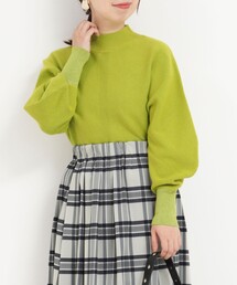 MICO COULIER | ウォッシャブルバナナスリーブ ハイネックプルオーバー(ニット/セーター)