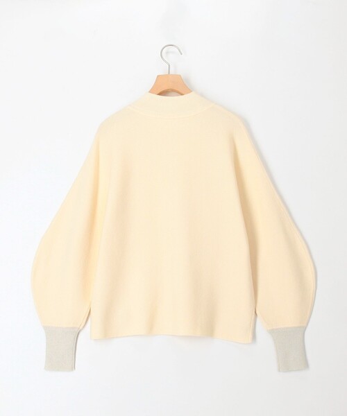 MICO COULIER（ミコクリエ）の「ウォッシャブルバナナスリーブ ハイネックプルオーバー（ニット/セーター・レディース・ベビーピンク/キナリ/ライトグリーン/ブラウン・38）」の12枚目の写真