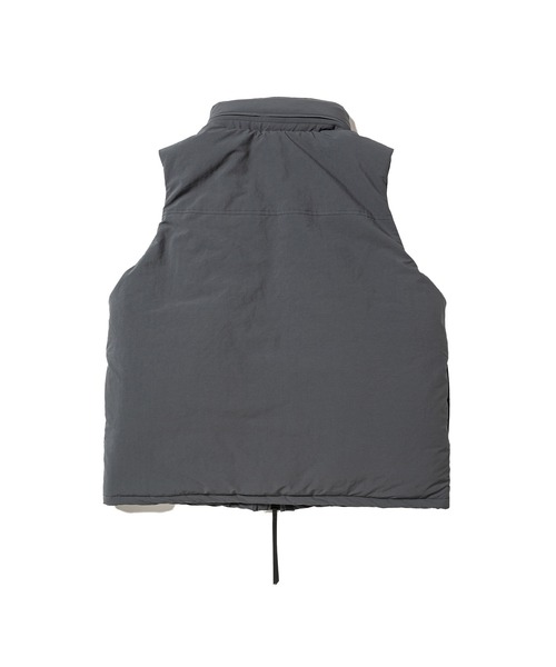 meanswhile(ミーンズワイル)の「Side Slit Padding Vest(ベスト・メンズ・ベージュ系その他/チャコール・3(L)/2(M)/1(S))」の3枚目の写真