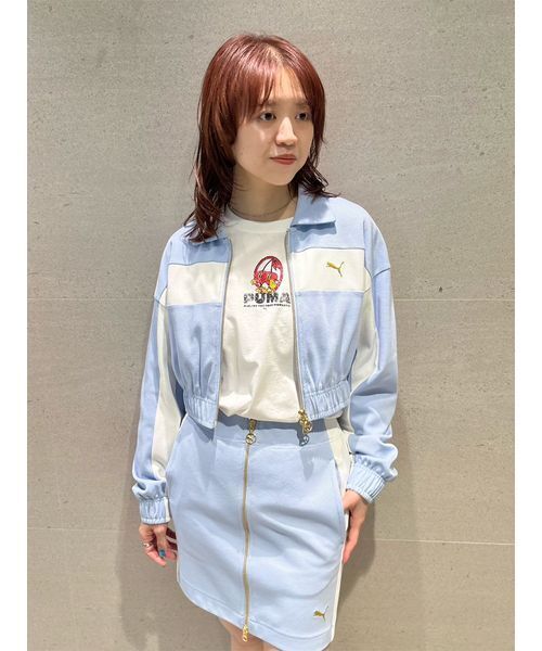 PUMA（プーマ）の「【LILY BROWN×PUMA】フロントジップミニスカート（スカート・レディース・ライトブルー/ネイビー・F）」の7枚目の写真