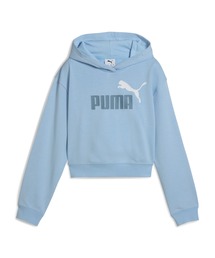 PUMA（プーマ）の「PUMA プーマ ガールズ ESS 2 カラー NO.1 ロゴ ショート レングス フーディ 120-1（パーカー）」