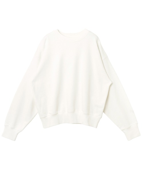 ANME（アンメ）の「ワンポイント袖ロゴ刺繍スウェットトップス（スウェット・レディース・オフホワイト/ブラック/オートミール/ブラウン・XL/L/M）」の20枚目の写真