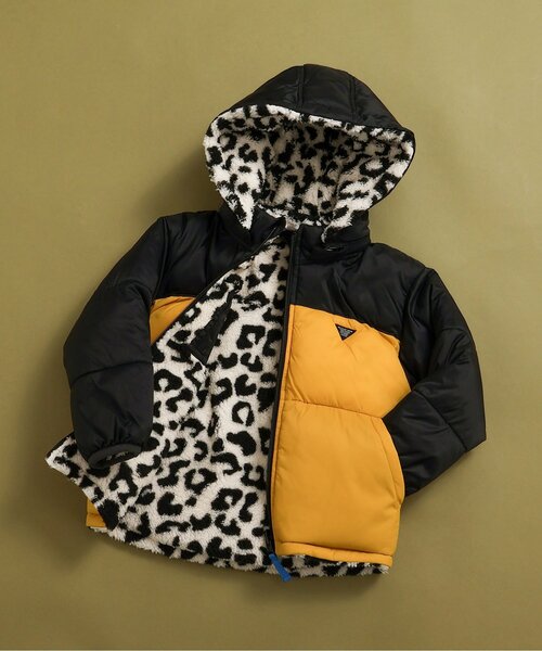 セール】【洗える/4WAY】中綿ボア リバーシブルブルゾン_フード