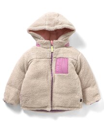 BREEZE（ブリーズ）の「【洗える/4WAY】中綿ボア リバーシブルブルゾン_フード取り外し可（ダウンジャケット/コート）」