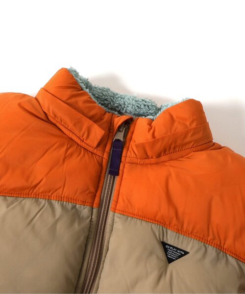 BREEZE(ブリーズ)の「【洗える/4WAY】中綿ボア リバーシブルブルゾン_フード取り外し可(ダウンジャケット/コート・キッズ・イエロー/ピンク/オレンジ/ネイビー/ベージュ/ターコイズブルー・150/140/130/120/110/100/90/80)」の19枚目の写真