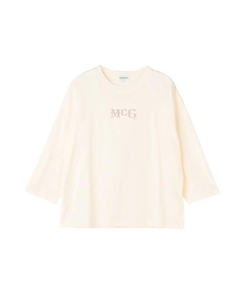 McGREGOR(マックレガー)の「コンパクト天竺七分袖カットソー(Tシャツ/カットソー・レディース・ブルー/アイボリー/ネイビー・M/L)」の8枚目の写真