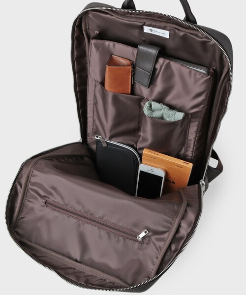 tk.TAKEO KIKUCHI（ティーケータケオキクチ）の「◆フレキシブルバックパック（バックパック/リュック・メンズ・ブラウン系その他/ブラック・00）」の10枚目の写真