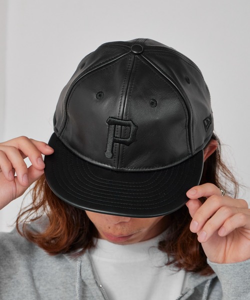 NEW ERA/ニューエラ GENUINE LEATHER 22196 キャップ サイズ調整可能