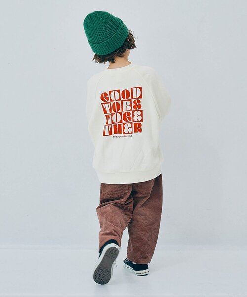 p.premier(ピードットプルミエ)の「【ジュニア対応】コーデュロイワイドストレートパンツ(その他パンツ・キッズ・アイボリー/ミント/ネイビー/ブラウン・80/90/100/110/120/130/140)」の6枚目の写真