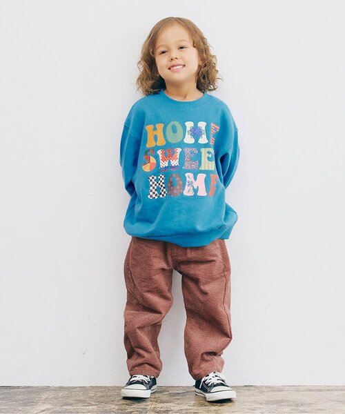 p.premier(ピードットプルミエ)の「【ジュニア対応】コーデュロイワイドストレートパンツ(その他パンツ・キッズ・アイボリー/ミント/ネイビー/ブラウン・80/90/100/110/120/130/140)」の9枚目の写真