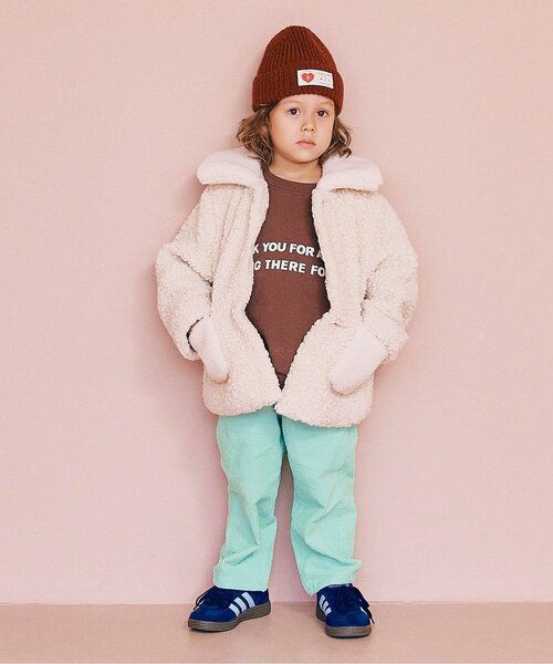 p.premier(ピードットプルミエ)の「【ジュニア対応】コーデュロイワイドストレートパンツ(その他パンツ・キッズ・アイボリー/ミント/ネイビー/ブラウン・80/90/100/110/120/130/140)」の12枚目の写真