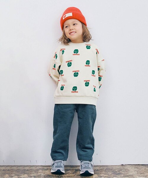 p.premier(ピードットプルミエ)の「【ジュニア対応】コーデュロイワイドストレートパンツ(その他パンツ・キッズ・アイボリー/ミント/ネイビー/ブラウン・80/90/100/110/120/130/140)」の14枚目の写真