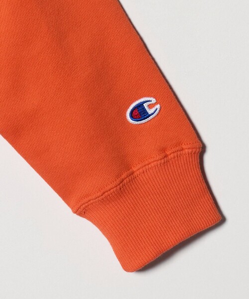 Champion（チャンピオン）の「＜Champion＞クルーネック スウェットシャツ  / トレーナー / キッズ 140cm-160cm（スウェット・キッズ・オレンジ/ナチュラル/ブラック・150cm/160cm/140cm）」の12枚目の写真