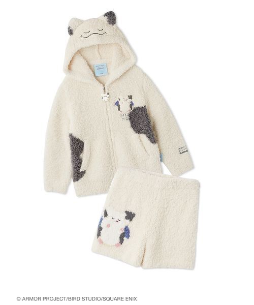 ジェラートピケ　ドラクエ　モーモン　ルームウェアセット　S−M ドラゴンクエスト】【キッズ】ジェラートモーモンパーカ＆ハーフパンツ