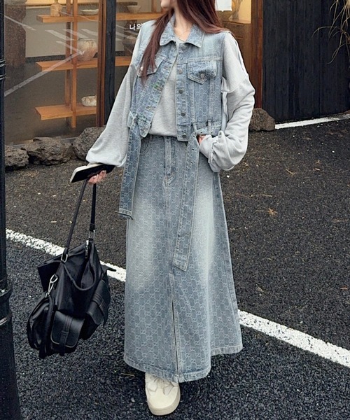 セール】デニムベストセットアップ（セットアップ）｜Diosfront