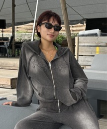 ROXY(ロキシー)の「【ZOZO限定アイテム】ROXY HEART ZIP/ロキシージップアップパーカー(SETUP/セットアップ対応可能/空港コーデ//空港コーデ))(パーカー)」