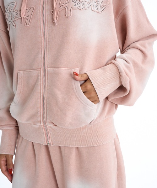 ROXY（ロキシー）の「【ZOZO限定アイテム】ROXY HEART ZIP/ロキシージップアップパーカー(SETUP/セットアップ対応可能/空港コーデ//空港コーデ))（パーカー・レディース・ピンク/ブラウン/ブラック・SMALL/LARGE）」の19枚目の写真