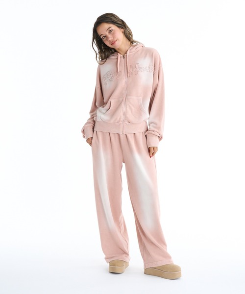 ROXY（ロキシー）の「【ZOZO限定アイテム】ROXY HEART ZIP/ロキシージップアップパーカー(SETUP/セットアップ対応可能/空港コーデ//空港コーデ))（パーカー・レディース・ピンク/ブラウン/ブラック・SMALL/LARGE）」の11枚目の写真