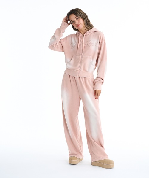 ROXY（ロキシー）の「【ZOZO限定アイテム】ROXY HEART ZIP/ロキシージップアップパーカー(SETUP/セットアップ対応可能/空港コーデ//空港コーデ))（パーカー・レディース・ピンク/ブラウン/ブラック・SMALL/LARGE）」の5枚目の写真