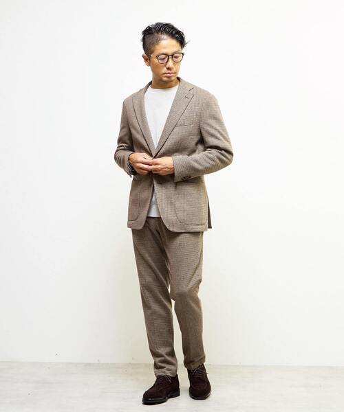 MEN'S MELROSE（メンズメルローズ）の「ガンクラブムリネコンフォートパンツ(セットアップ可)（スラックス・メンズ・ベージュ・5/4/2/3）」の16枚目の写真