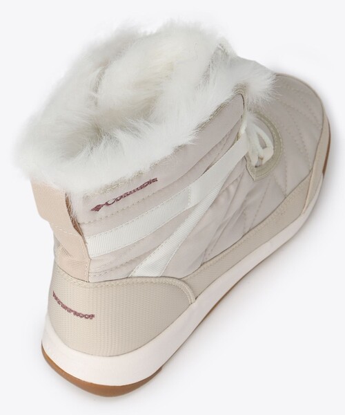 Columbia（コロンビア）の「防滑 防水 防寒 Columbia／レディース ミンクス ショーティー フォー ワイド スノーブーツ／コロンビア（ブーツ・レディース・ブラック/ストーン/ベージュ・25.0cm/24.0cm/23.0cm/23.5cm/22.5cm/24.5cm/25.5cm/26.0cm）」の20枚目の写真