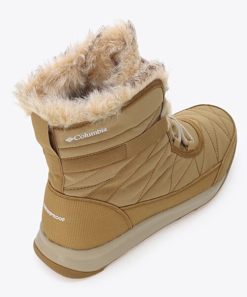 極美品 Columbia スノーブーツ WATERPROOF タグ付　24.5 防滑 防水 防寒 Columbia／レディース ミンクス ショーティー フォー