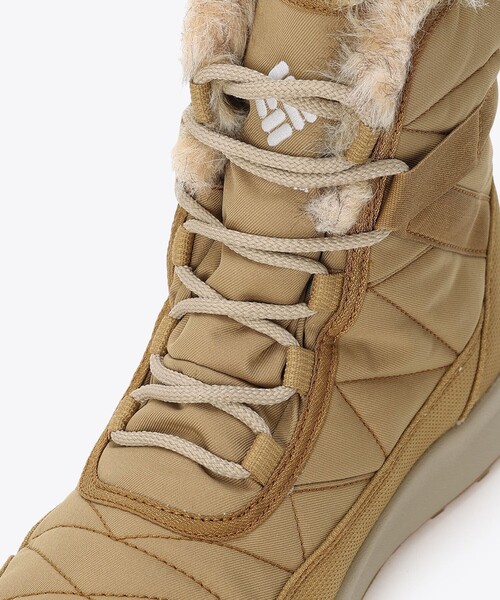 Columbia（コロンビア）の「防滑 防水 防寒 Columbia／レディース ミンクス ショーティー フォー ワイド スノーブーツ／コロンビア（ブーツ・レディース・ブラック/ストーン/ベージュ・25.0cm/24.0cm/23.0cm/23.5cm/22.5cm/24.5cm/25.5cm/26.0cm）」の15枚目の写真