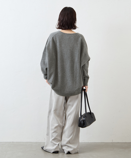 JOURNAL STANDARD(ジャーナルスタンダード)の「《WEB限定追加2》MUSIC カフタンプルオーバー(ニット/セーター・レディース・ブラウン系その他/チャコールグレー/ブラック・FREE)」の21枚目の写真